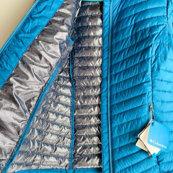 NWT Columbia Junction Forest Jacket Puffer Reversible XS - Picture 3 of 7